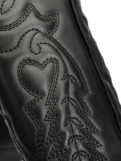 CZARNE KOWBOJKI HEGO'S MILANO