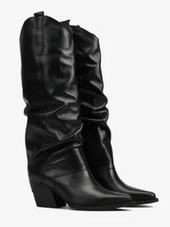 CZARNE KOWBOJKI HEGO'S MILANO