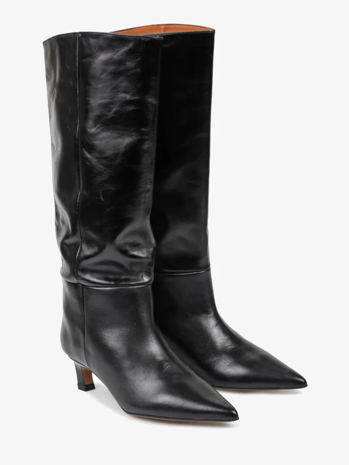 CZARNE KOZAKI HEGO'S MILANO