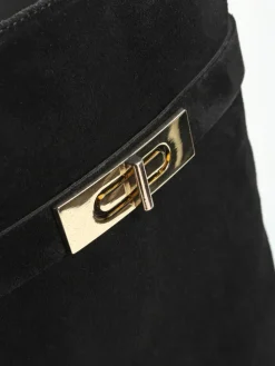 CZARNE KOZAKI NA KOTURNIE HEGO'S MILANO