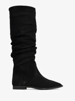 CZARNE KOZAKI Z MARSZONĄ CHOLEWKĄ HEGO'S MILANO