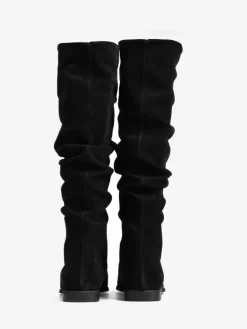 CZARNE KOZAKI Z MARSZONĄ CHOLEWKĄ HEGO'S MILANO