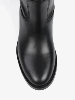 CZARNE KOZAKI Z UKRYTĄ KOTURNĄ HEGO'S MILANO