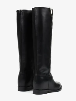 CZARNE KOZAKI Z UKRYTĄ KOTURNĄ HEGO'S MILANO