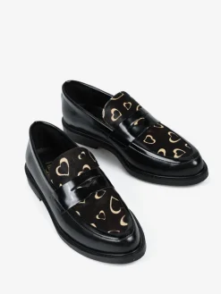 CZARNE MOKASYNY HEGO'S Milano