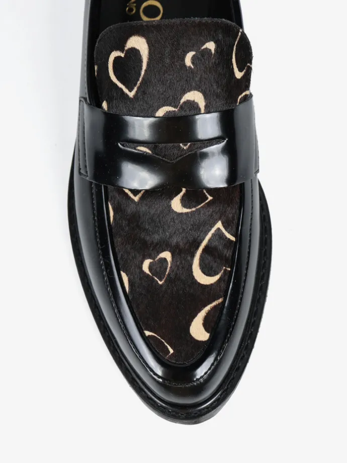 CZARNE MOKASYNY HEGO'S Milano