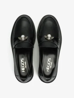 CZARNE MOKASYNY HEGO'S MILANO