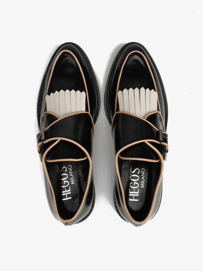 CZARNE PÓŁBUTY HEGO'S Milano