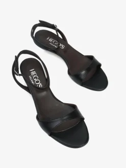 CZARNE SANDAŁY HEGO'S Milano