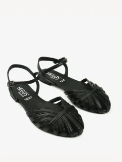 CZARNE SANDAŁY HEGO'S Milano