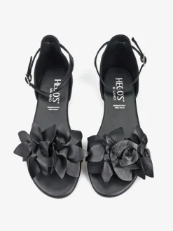 CZARNE SANDAŁY HEGO'S Milano