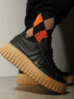 CZARNE SNEAKERSY HEGO'S MILANO