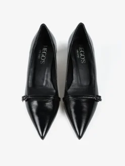 CZARNE SZPILKI HEGO'S Milano