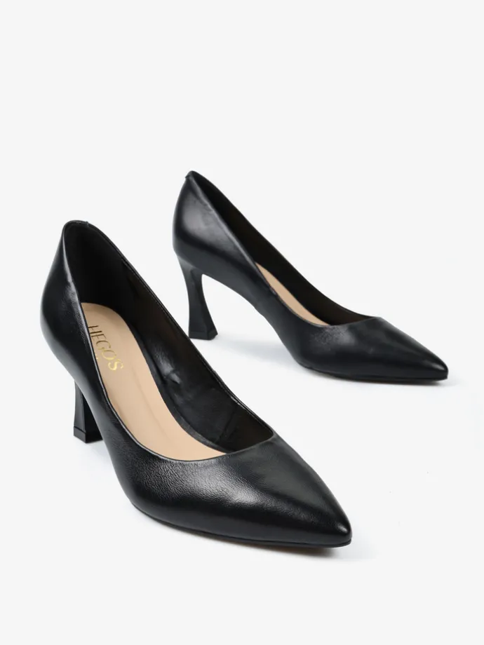 CZARNE SZPILKI HEGO'S Milano