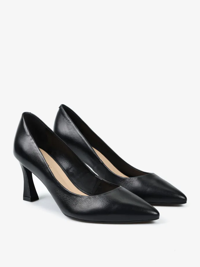 CZARNE SZPILKI HEGO'S Milano