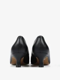 CZARNE SZPILKI NA NISKIM OBCASIE HEGO'S Milano