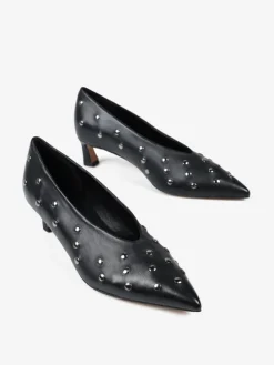 CZARNE SZPILKI Z ĆWIEKAMI HEGO'S Milano