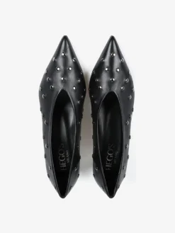 CZARNE SZPILKI Z ĆWIEKAMI HEGO'S Milano