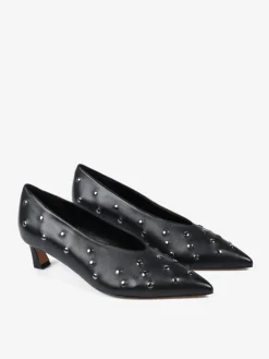 CZARNE SZPILKI Z ĆWIEKAMI HEGO'S Milano