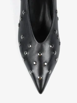 CZARNE SZPILKI Z ĆWIEKAMI HEGO'S Milano