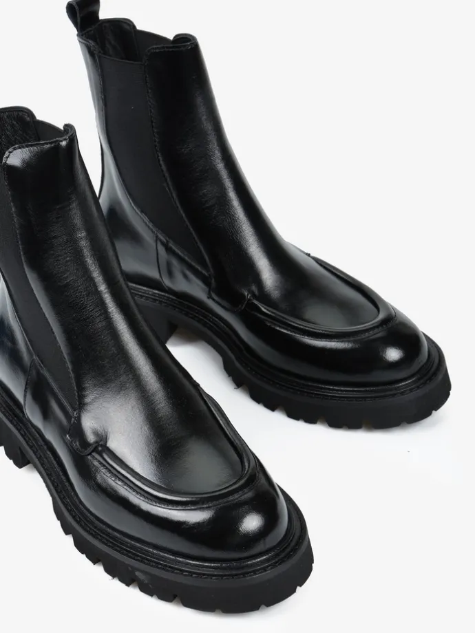 CZARNE SZTYBLETY HEGO'S MILANO