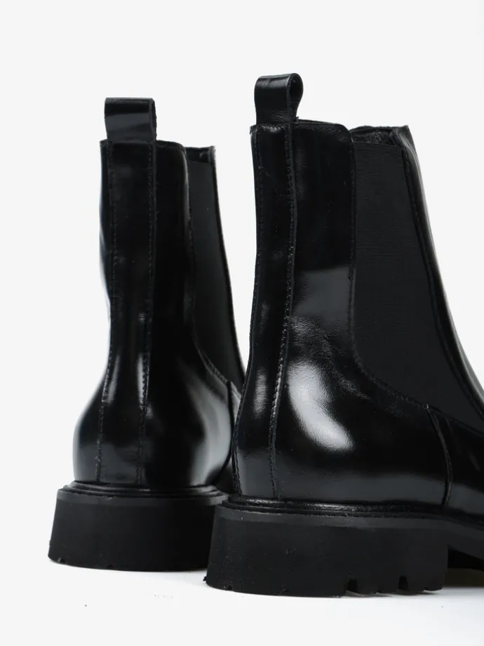 CZARNE SZTYBLETY HEGO'S MILANO