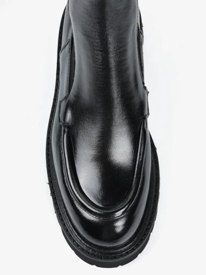 CZARNE SZTYBLETY HEGO'S MILANO