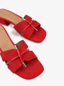 CZERWONE KLAPKI HEGO'S Milano