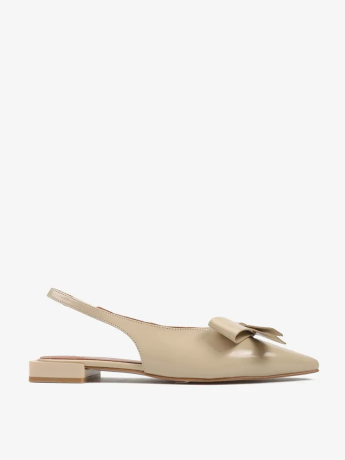 ELEGANCKIE BALERINY Z ODKRYTĄ PIĘTĄ HEGO'S Milano