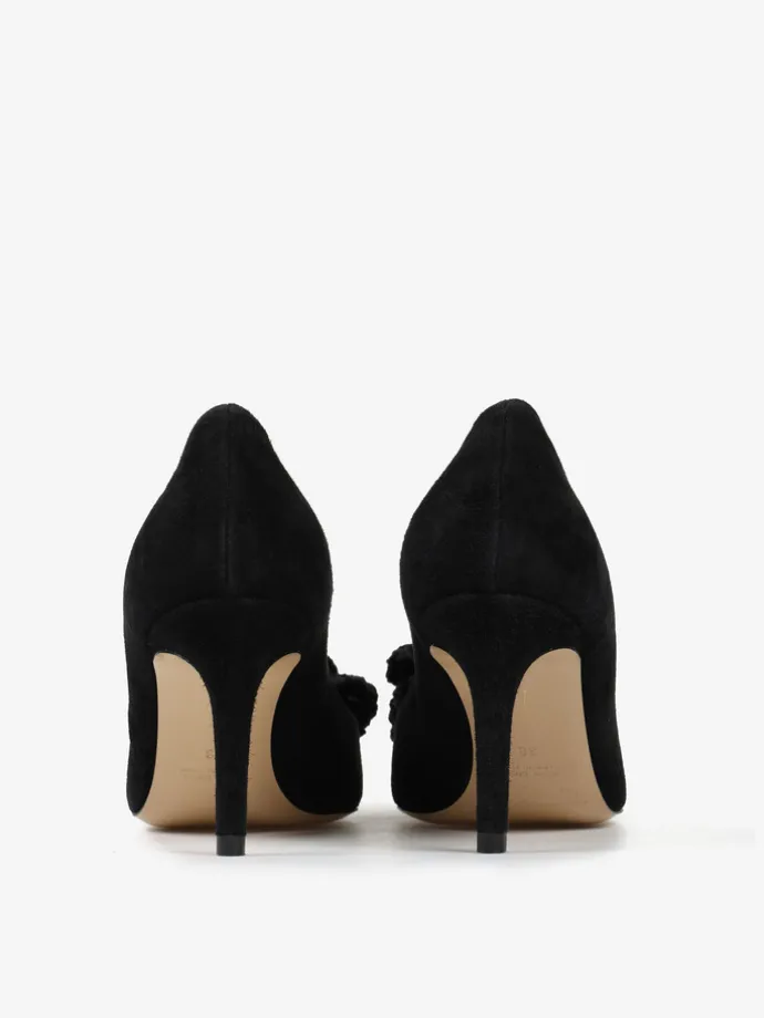 ELEGANCKIE SZPILKI Z KWIATEM HEGO'S MILANO