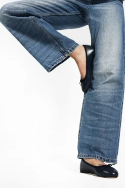 GRANATOWE BALERINY HEGO'S Milano