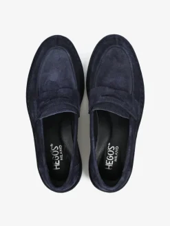 GRANATOWE MOKASYNY HEGO'S MILANO