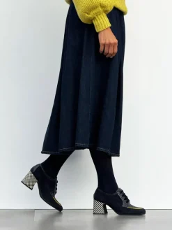 GRANATOWE PÓŁBUTY HEGO'S Milano