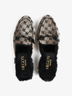 KLAPKI Z FUTREM W ŚRODKU HEGO'S Milano