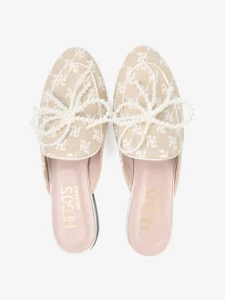 KLAPKI Z OZDOBNĄ KOKARDKĄ HEGO'S Milano