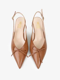 LAKIEROWANE SZPILKI Z ODKRYTĄ PIĘTĄ HEGO'S Milano