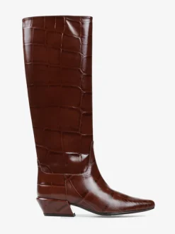 MODNE KOZAKI Z TŁOCZONEJ SKÓRY HEGO'S MILANO