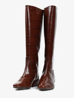 MODNE KOZAKI Z TŁOCZONEJ SKÓRY HEGO'S MILANO