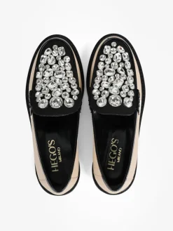 MOKASYNY Z KAMIENIAMI HEGO'S MILANO