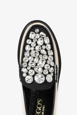 MOKASYNY Z KAMIENIAMI HEGO'S MILANO