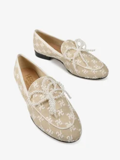 MOKASYNY Z KOKARDĄ Z PEREŁ HEGO'S Milano