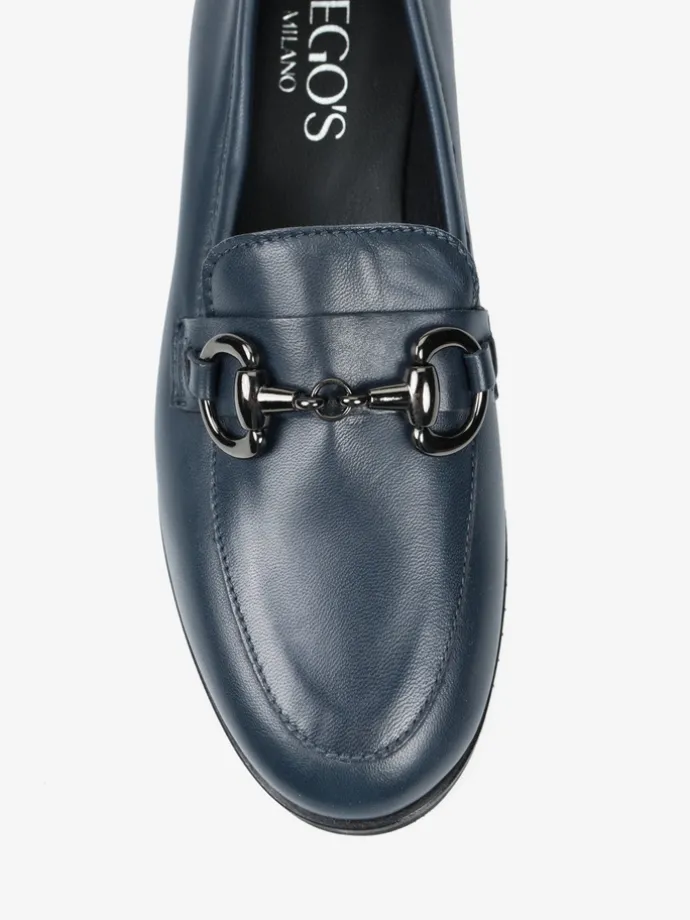 MOKASYNY Z METALOWĄ OZDOBĄ HEGO'S Milano