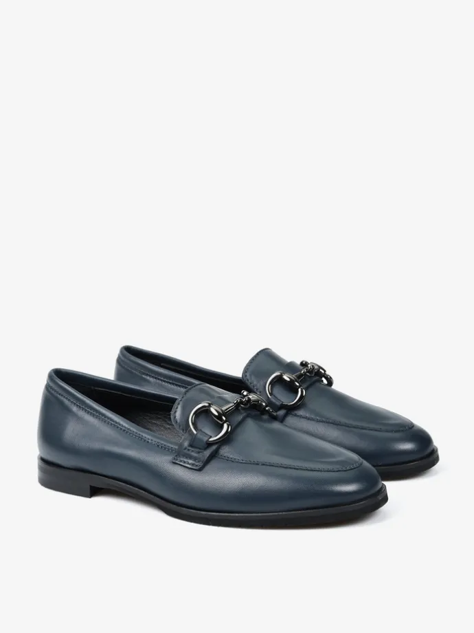 MOKASYNY Z METALOWĄ OZDOBĄ HEGO'S Milano