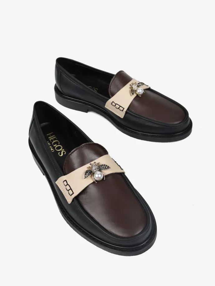 MOKASYNY Z OZDOBĄ HEGO'S Milano