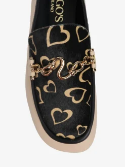 MOKASYNY Z OZDOBNYM ŁANCUCHEM HEGO'S Milano