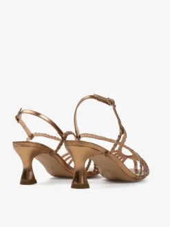 SANDAŁY NA NISKIM OBCASIE HEGO'S Milano