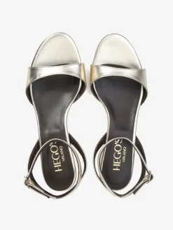 SANDAŁY NA NISKIM OBCASIE HEGO'S Milano