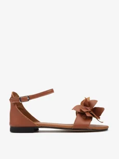 SANDAŁY Z OZDOBNYMI KWIATAMI HEGO'S Milano