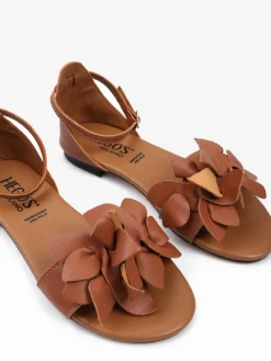 SANDAŁY Z OZDOBNYMI KWIATAMI HEGO'S Milano