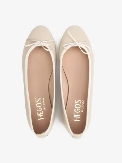 SKÓRZANE BALERINY HEGO'S Milano